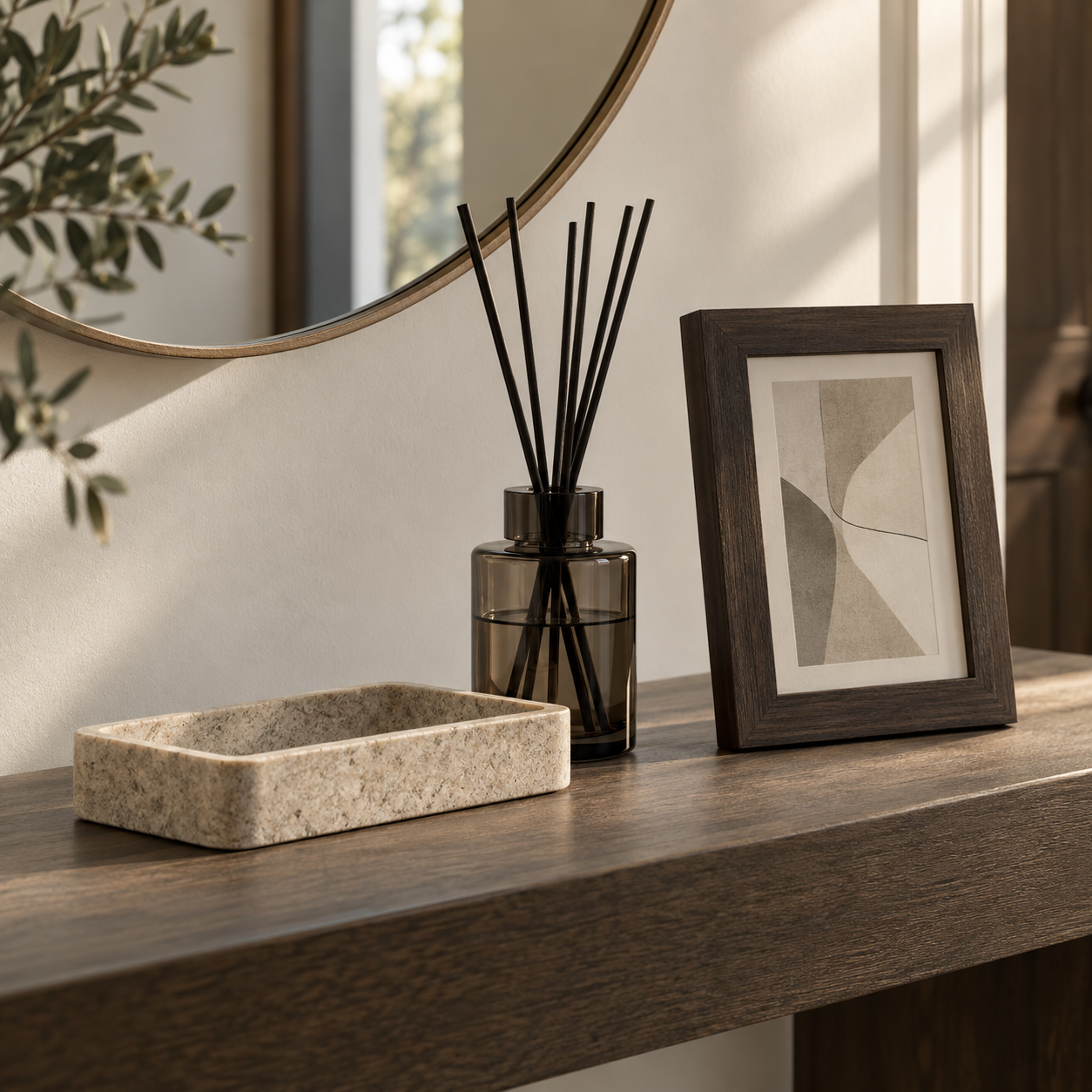 Set Entrance — Bandeja · difusor · moldura